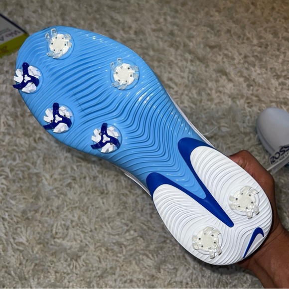 Nike Air Zoom Victory Tour 3 White Hyper Royal Blue Golf DV6798 Men’s Size 9 - Picture 4 of 5